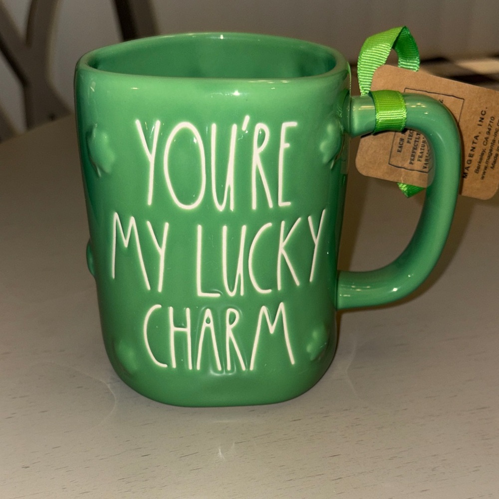 Rae Dunn Green You’re My Lucky Charm Mug